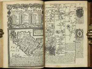 Britannia Depicta or Ogilby Improv'd; Being a Correct Coppy of Mr Ogilby's Actual Survey of all ye Direct & Principal Cross Roads in England and Wales ...