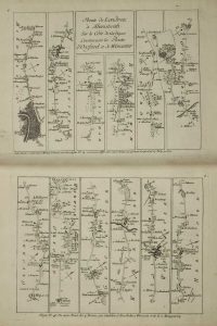 Nouvel Atlas d'Angleterre Divise En ses 52 Comtea Avec toutes les Routes Levees Topographiquement par ordre de S M Britannique et les Plans des Villes et Ports de ce Royaume