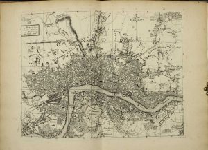 Nouvel Atlas d'Angleterre Divise En ses 52 Comtea Avec toutes les Routes Levees Topographiquement par ordre de S M Britannique et les Plans des Villes et Ports de ce Royaume