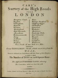 Cary's Survey of the High Roads from London to Hampton Court, Bagshot ...