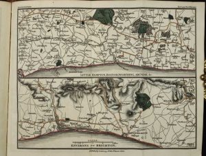 Cary's Traveller's Companion, or, a Delineation of the Turnpike Roads of England and Wales; shewing the immediate Route to every Market and Borough Town throughout the Kingdom, Laid down from the best Authorities, On A New Set Of County Maps. To which is added An Alphabetical List of all the Market Towns, with the Days on which they are held [bound with] Cary's New Itinerary or an Accurate Delineation of the Great Roads