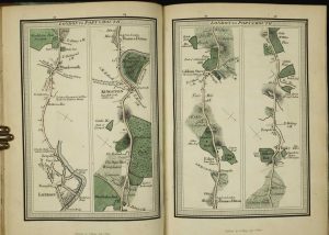 A Survey of the High Roads of England and Wales Planned on a Scale of one Inch to a Mile. Including the Seats of the Nobility and Gentry