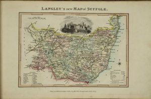 Langley's New County Atlas of England and Wales, Embellished with a Beautiful Vignette to Each Map Exhibiting all the Mail Coach, turnpike & Principal Cross Roads ...