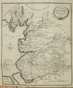 A Topographical Survey of the Counties of Somerset, Gloucester, Worcester, Stafford, Chester, and Lancaster. Containing A new-engraved Map of each County, with a complete Description of the Great, Direct, and Cross Roads ...