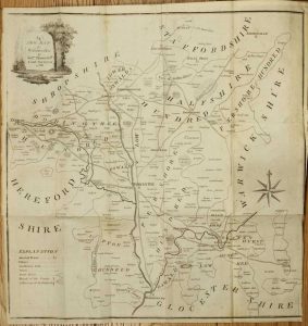 A Topographical Survey of the Counties of Somerset, Gloucester, Worcester, Stafford, Chester, and Lancaster. Containing A new-engraved Map of each County, with a complete Description of the Great, Direct, and Cross Roads ...