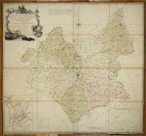 Map of Leicestershire from an Actual Survey, Begun in the Year 1775, and Finished in the Year 1777