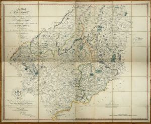 A Map of a Tract of Country Surrounding Belvoir Castle; including extensive Districts of the Counties of Leicester, Lincoln & Nottingham; and the whole of the County of Rutland