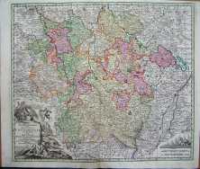 Mappa Geographica in qua Ducatus Lotharingiae ...
