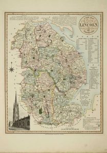 A New Map of the County of Lincoln Divided into Wapontakes, & c.