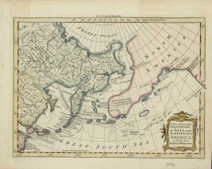 A New Map of the North East Coast of Asia, and North West Coast of America, with the Late Russian Discoveries