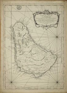 Carte de l'Isle de la Barbade Dressee au Depost des Cartes et Plans de la Marine pour le Service des Vaisseaux du Roy ...