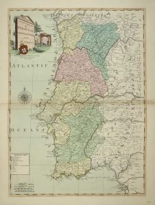Bowles's New One-Sheet Map of Portugal Laid down According to the Sr. Nolin