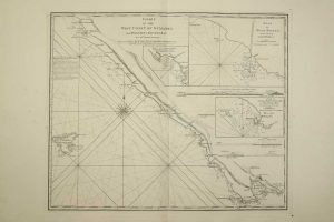 Chart of the West Coast of Sumatra from Bencoolen to Keysers Bay