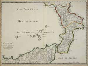 Le Royaume de Naples Divise en Toutes ses Provinces ... Partie Septentrionale & Partie Meridionale