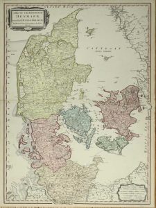 A Map of the Kingdom of Denmark with the Duchy of Holstein ...