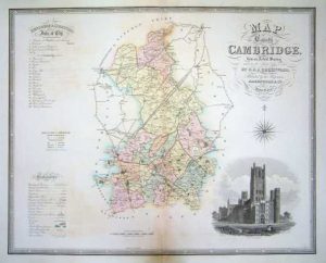 Map of the County of Cambridge
