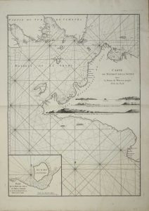 Carte Du Detroit De La Sonde depuis la Pointe de Winerou jusqu'a l'Isle du Nord