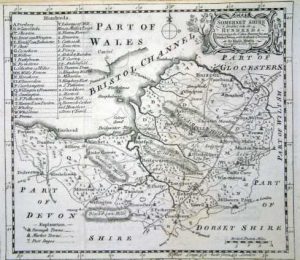 Somersetshire Divided into its Hundreds