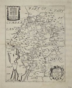A Mapp of ye Countie of Westmorland