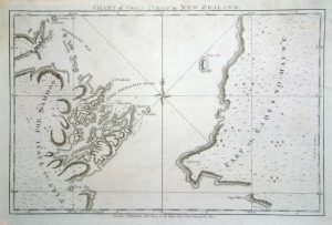 Chart of Cook's Strait in New Zealand