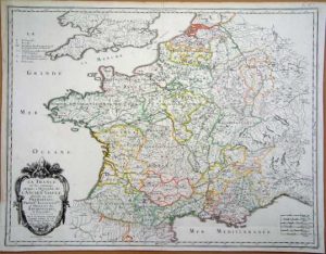 La France et les environs, jusques a l'Estendue de L'Ancienne. Gaule