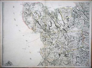 A Topographical Map of Hertford-shire from an Actual Survey: in which is Expressed all the Roads, Lanes, Churches, Noblemen, and Gentlemen's Seats, and everything remarkable in the County