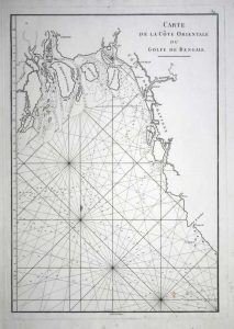 Carte de la Cote Orientale du Golfe de Bengale