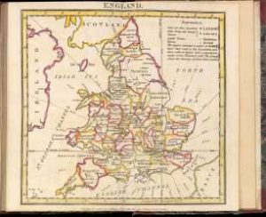 A New Pocket Atlas and Geography of England and Wales, Illustrated with Fifty-five Copper plates, Shewing all the Great Post Roads ...