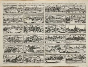 Profils des Villes Capitale des Royaumes D'Angleterre, D'Ecosse Et D'Irlande, Leuez Et Dessignez Sur Les Lieux