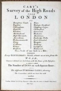 Cary's Survey of the High Roads from London to Hampton Court, Bagshot ...