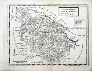 (Set of four maps of the County of Yorkshire)