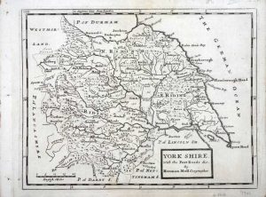 (Set of four maps of the County of Yorkshire)