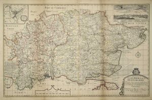 The Counties of Essex Middlesex & Hertfordshire. Actualy Survey'd by Several Hands Corrected and Amended & Humbly Dedicated to the Nobility and Gentry of the Said Counties