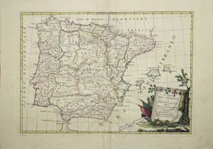 Li Regni di Spagna e Portogallo divisi Nelle sue Provincie
