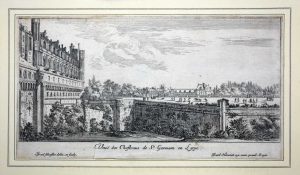 Veue des Chasteaus de St. Germain en Laye/ Veue du Chateau de St. Germain en Laye/ Veue de l'entree du vieux Chasteau de Saint Germain en Laye