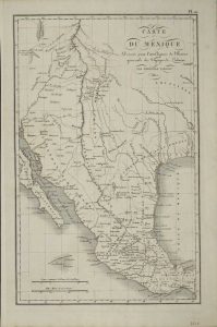 Carte du Mexique Dressee pour l'intelligence de l'histoire generale des Voyages de Laharpe