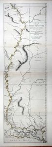 Course of the River Mississippi from the Balise to Fort Chartres; Taken on an Expedition to the Illinois, in the latter end of the Year 1765. By Lieut. Ross of the 34th. Regiment: ... London Printed for Robt. Sayer No. 53 in Fleet Street Published as the Act directs. 1 June 1775