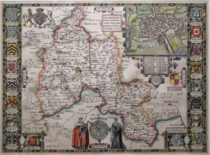 Oxfordshire described with ye Citie and the Armes of the Colledges of yt famous University. Ao. 1605