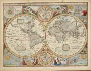 A New and Accurat Map of the World Drawne According to ye Truest Descriptions Latest Discoveries & Best Observations yt have beene Made by English or Strangers