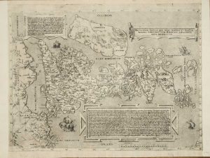 Britanniae Insulae Quae Nunc Angliae Et Scotiae Regna Continet Cum Hibernia Adiacente Nova Descriptio