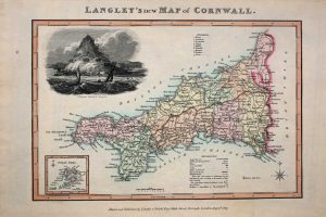 Langley's New Map of Cornwall