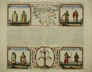 Carte de la Grece Contenant L'Etat Present de L'Eglise Grecque & Ce Qui Regarde les Ecclesiastiques