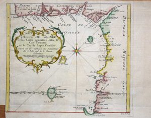 Carte du Golfe de Guinee et les Costes comprises entre le Cap Formosa et le Cap de Lopes Consalvo