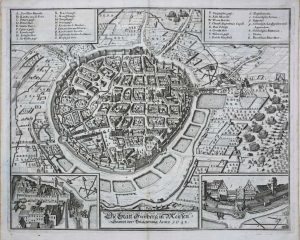 Die Statt Freyberg in Meissen sampt der Belagerung Anno 1643