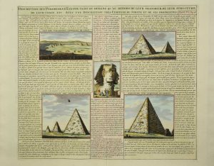 Description des Piramides D'Egypte tant au dedans qu'au dehors: de leur grandeur, de leur structure, de leur usage. etc. Avec une Description tres curieuse du Spinx et de ses proprietez