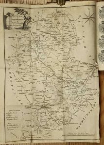 A Topographical Survey of the Counties of Somerset, Gloucester, Worcester, Stafford, Chester, and Lancaster. Containing A new-engraved Map of each County, with a complete Description of the Great, Direct, and Cross Roads ...