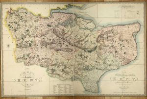 Map of the County of Kent from an Actual Survey made in the years 1819 and 1820, By C. Greenwood