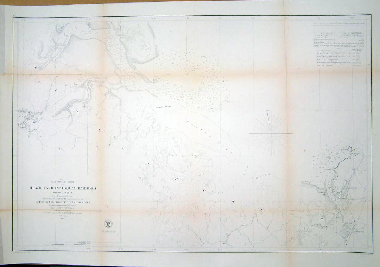Preliminary Chart of Ipswich and Annisquam Harbors