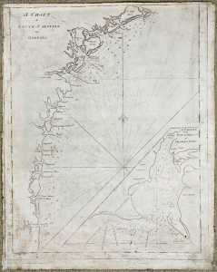 Chart of South Carolina and Georgia