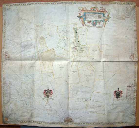 The Lands, and grounds, belonging to Baddingham Hall, Surveyed and ...